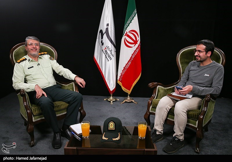 حضور رئیس پلیس امنیت تهران در خبرگزاری تسنیم + تصاویر