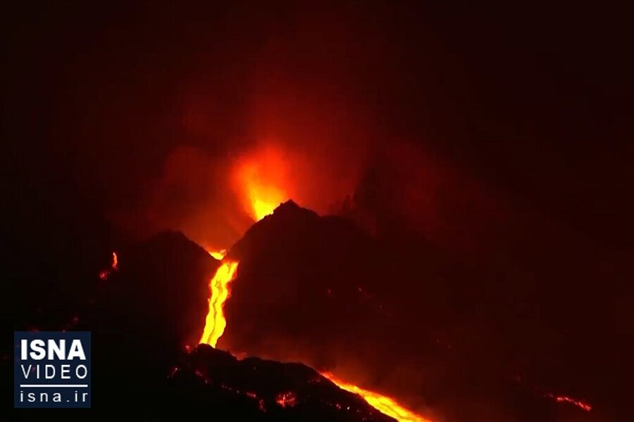 ویدئو / تداوم فوران آتشفشان «کامبر ویجا»، بعد از سه هفته